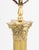 Late 20th Century Neoclassical Style Gilt Corinthian Column Lamp For Sale - Image 5 of 8