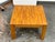 Design Plus Gallery presents a Vintage Modernist Butcher-Block Oak Side Table. The square tabletop is assembled from...