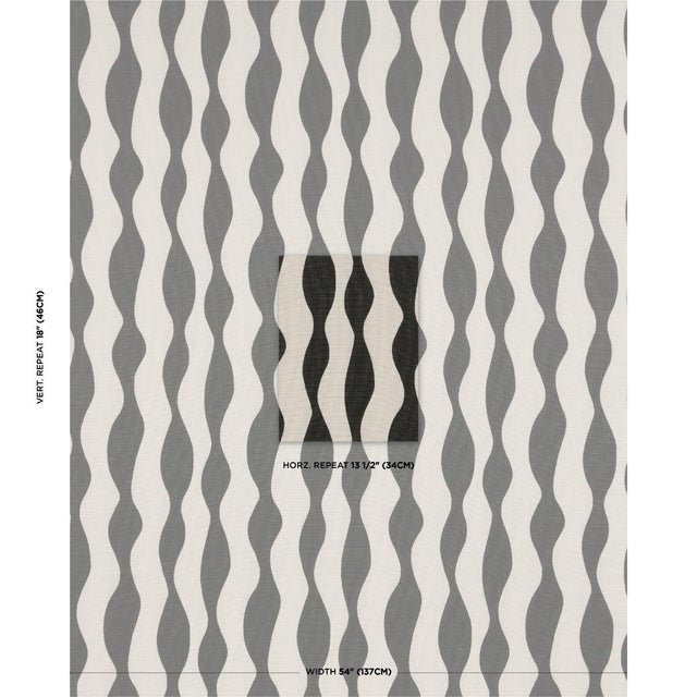 Based on original hand-drawn artwork created in our studio, Ellsworth is an undulating large-scale abstract stripe printed...