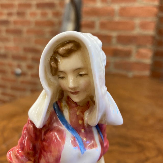 1940s 1940s Royal Doulton “Jersey Milkmaid” Porcelain Figurine For Sale - Image 5 of 6