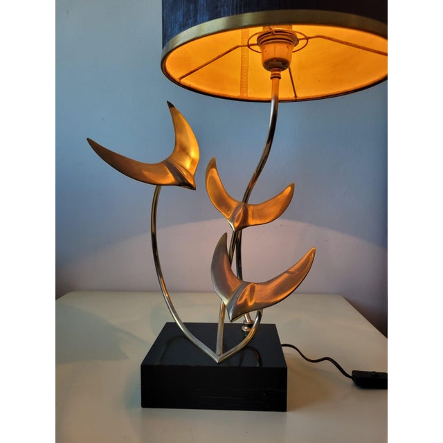 Flight of Wild Geese Sculpture Lamp, France, 1970s For Sale - Image 6 of 18