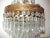 French Empire Seven Tiers Crystal Prism Sconces, Circa 1930 For Sale - Image 6 of 10