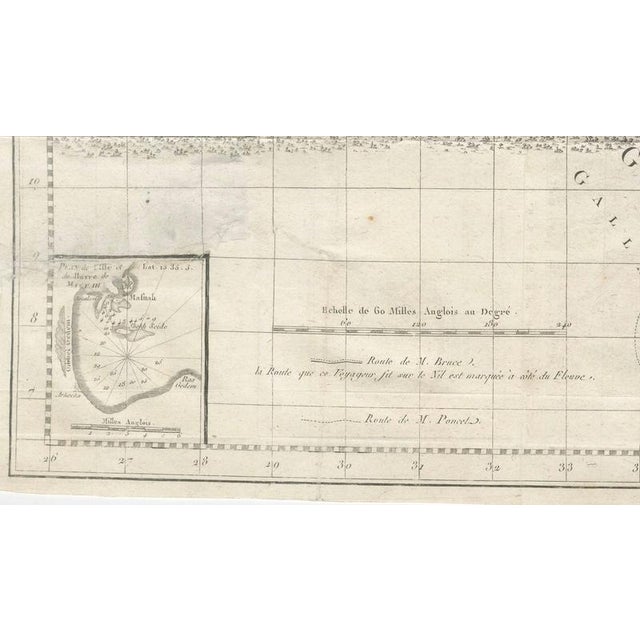 Antique Map of James Bruce's Journey to the Source of the Nile, 1790 For Sale - Image 10 of 13