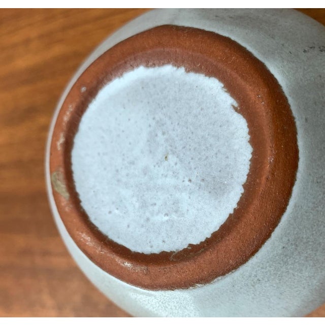 Mid-Century Minimalist WGP West German Pottery Carafe Vase from Marschner Kunsttöpferei, 1960s For Sale - Image 12 of 15