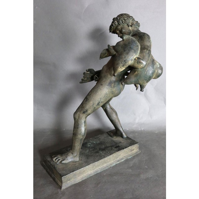 After Sabatino de Angelis, Faun Sculpture, 19th Century, Bronze For Sale - Image 6 of 13