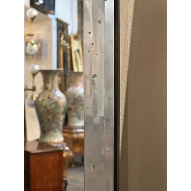 French Jansen Eglomise' Trumeau Mirror For Sale In Dallas - Image 6 of 6