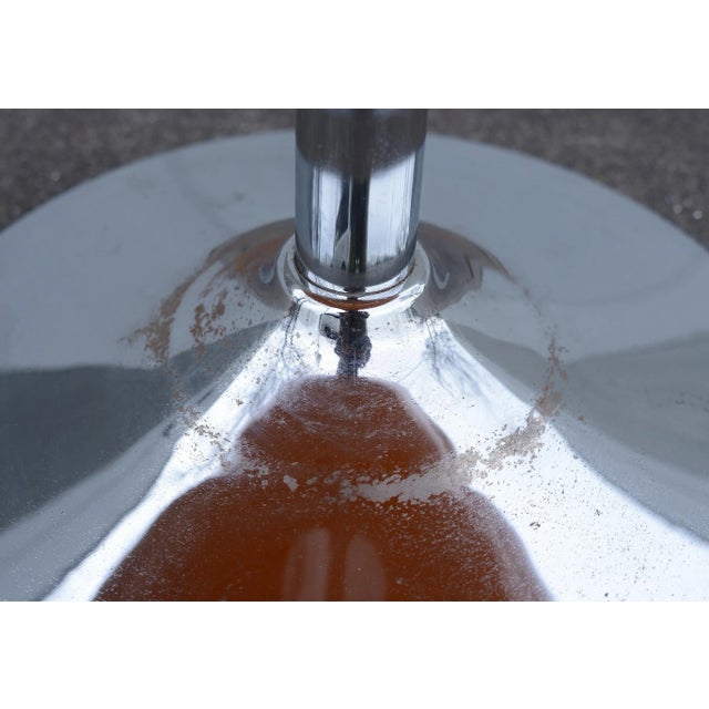 1970s Space Age Orange Swivel Egg Chair For Sale In San Francisco - Image 6 of 12