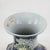 Ceramic Pair of Chinese Mid-20th Century Famille Rose Cobalt Blue Hexagonal Vases For Sale - Image 7 of 14