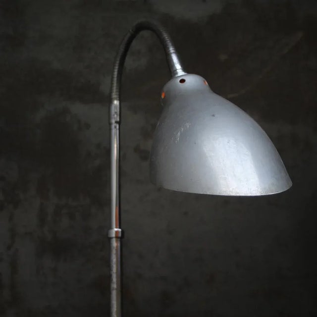 1950s Vintage Industrial Metal Machinist Table Light by Ki-É-Klair For Sale - Image 5 of 7