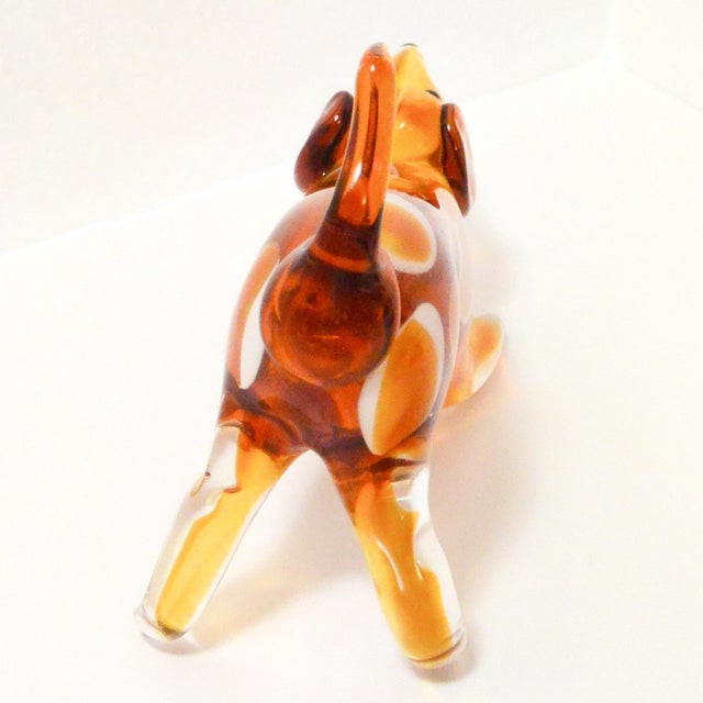 Murano 1950s Murano Glass Hound Dog For Sale - Image 4 of 7