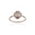 14k White Gold Ruby & Emerald-Cut Diamond Art Deco Cluster Ring Size 9 For Sale - Image 9 of 15