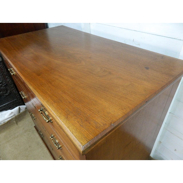 Wood Victorian Walnut Chest of Drawers from Blyth and Sons For Sale - Image 7 of 18