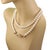 14k Yellow Gold Diamond and Pearl Necklace 36" Long For Sale - Image 4 of 4