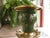 Late 19th Century Antique Ornate Brass & Etched Enamel Baroque Rococo Revival Candle Holders For Sale - Image 5 of 8