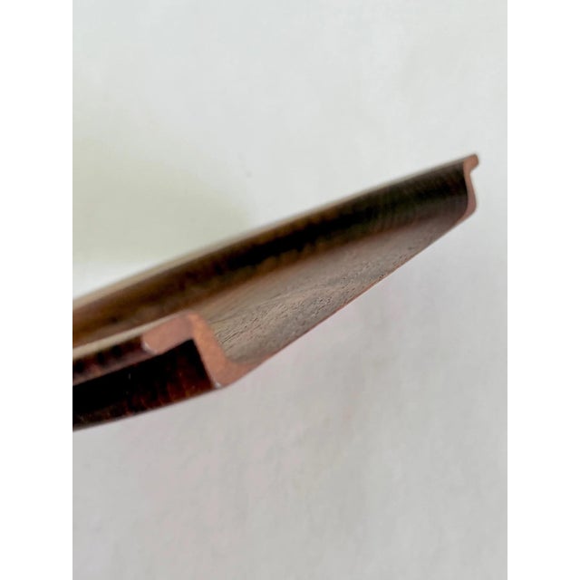 1950s Kay Bojesen Teak Crumb Brush and Tray (Silent Butler) For Sale In Palm Springs - Image 6 of 7