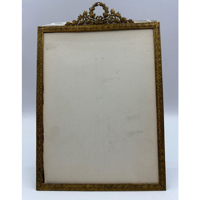 Antique French Brass Photo Frame, 1860, Set of 2 For Sale - Image 6 of 11