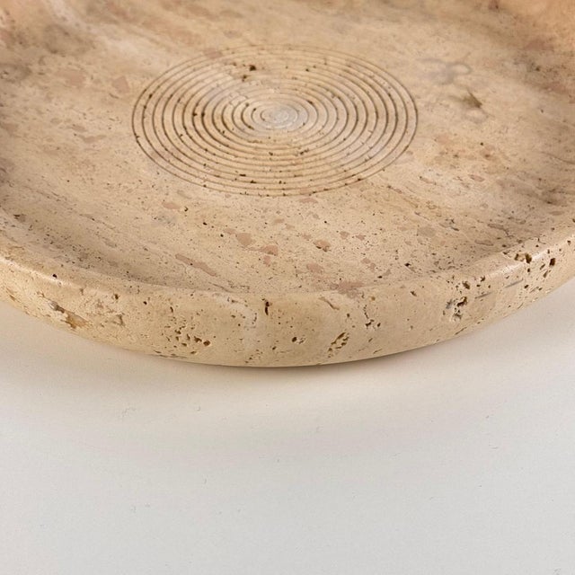Travertine Centerpiece attributed to Pier Alessandro Giusti & Di Rosa for Up & Up, 1970s For Sale - Image 10 of 11