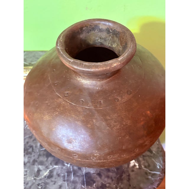 Antique Indian Ghada Bronze Water Vessel For Sale - Image 4 of 4