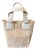 A Vintage 2000s Chanel Beige Canvas Tote Bag in Excellent Condition For Sale