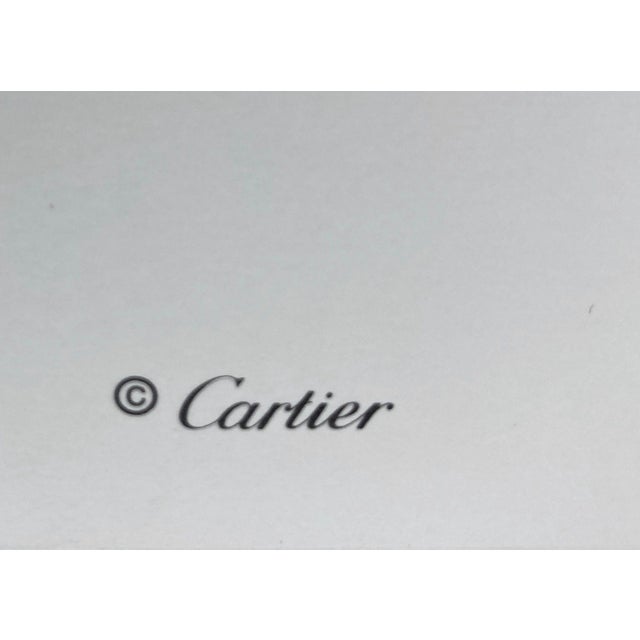 Cartier Iconic Panther Design Card and Envelope Set Luxury Season's Greetings For Sale In Palm Springs - Image 6 of 10
