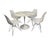 Eames Knoll Eiffel Tower Base Molded White Chairs - Set of 4 For Sale - Image 12 of 18
