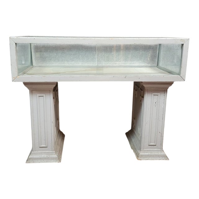 Antique Louis XVI Style Jewellers Display Case in Lacquered Wood For Sale