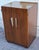 Mid-Century German Two-Door Cabinet on Casters in Walnut, 1950s For Sale - Image 4 of 8