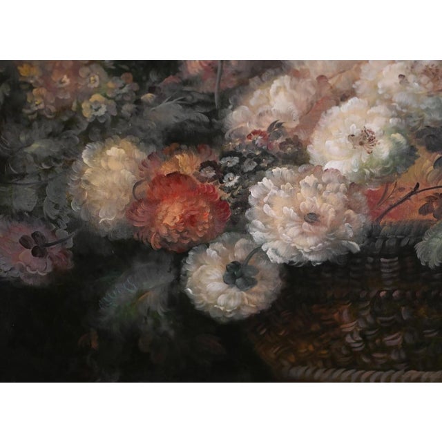 Dutch Artist, Still Life with Floral Spray, Oil Painting, Framed For Sale - Image 13 of 15