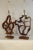 Mid 20th Century Italian Free Form Sculptural Lamps - A Pair For Sale - Image 4 of 10