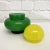 Mid-Century Modern Vintage 1960s Mid-Century Green Enesco Cased Glass Jar With Lid For Sale - Image 3 of 8