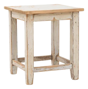 Early 20th Century Central European Wood Patinated Stool