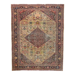 Antique Persian Mahal Rug - 11'02 X 14'02