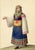 Michela De Vito, Costume of St. Catherine, Province of Calabria in the Kingdom of Naples, 1800s, Watercolour For Sale