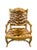 French Regency Giltwood Fauteuil Lounge Chair in Scalamandré Le Tigre Tiger Silk Velvet For Sale - Image 12 of 13