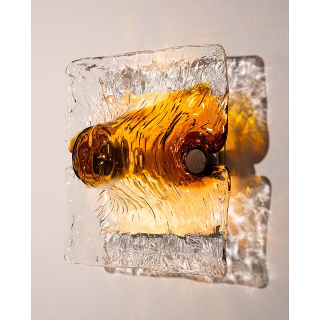 Small Wall Lamp by Toni Zuccheri for Venini, Italy, 1960s For Sale - Image 10 of 13