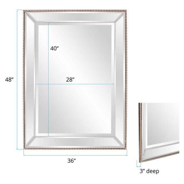 Wood Roberto Mirror For Sale - Image 7 of 8