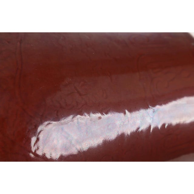 20th-Century Chinese Red-Glazed Vase For Sale In New York - Image 6 of 13