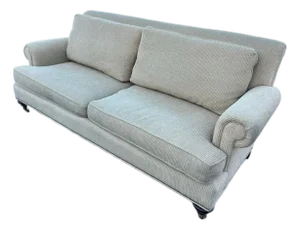 Baker Furniture Milling Road Collection Upholstered English Roll Arm Sofa