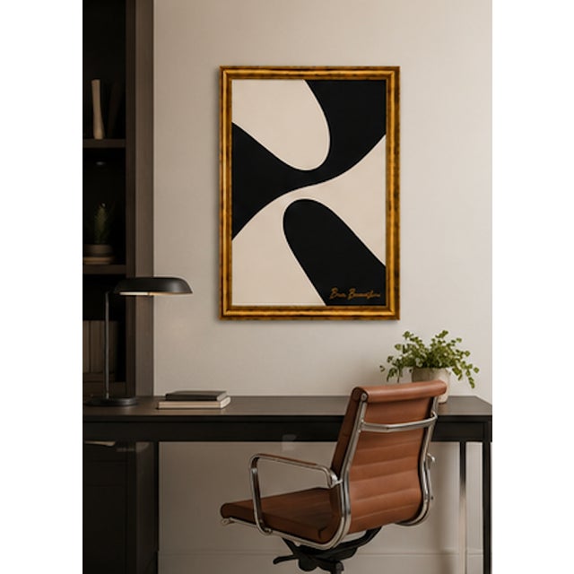 Paint Convergence Modern Painting Framed, by Bryan Boomershine For Sale - Image 7 of 10