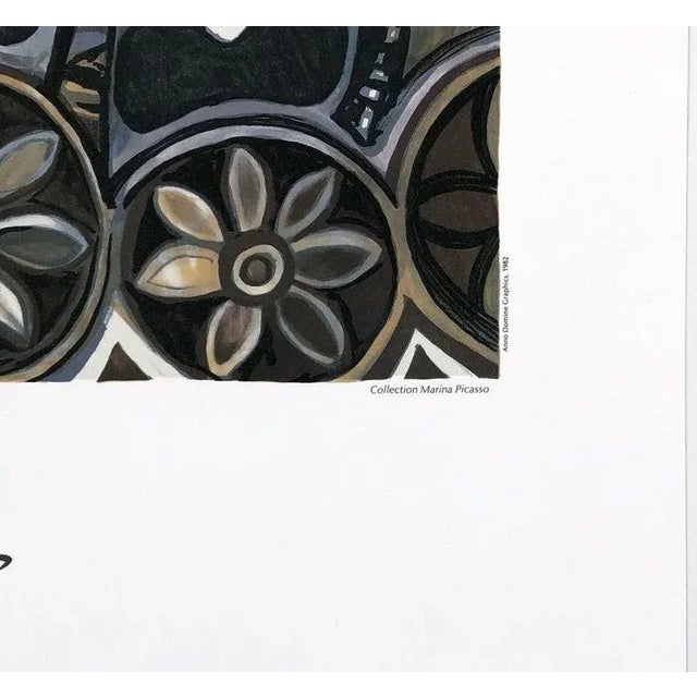 Lithograph in colors on paper. Selected from the personal collection inherited by Marina Picasso, Pablo Picasso's...