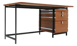 Vintage Writing Desk by Jules Wabbes for Mobilier Universel, Belgium, 1960s