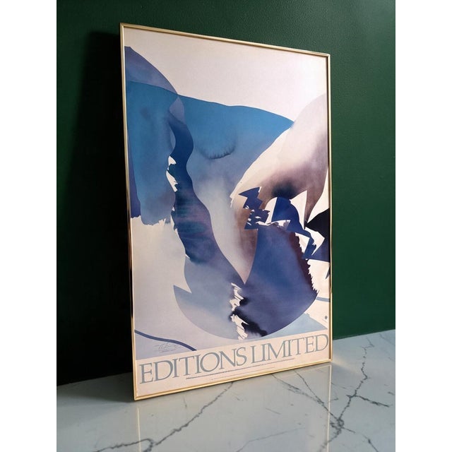 Vintage Peter Kitchell “Human Limits” Abstract Triptych – Set of 3 Framed Art Prints, 1985 For Sale In Miami - Image 6 of 14