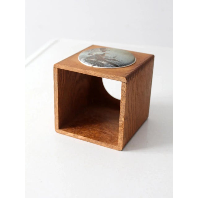 Vintage Tissue Box Cover For Sale - Image 11 of 11