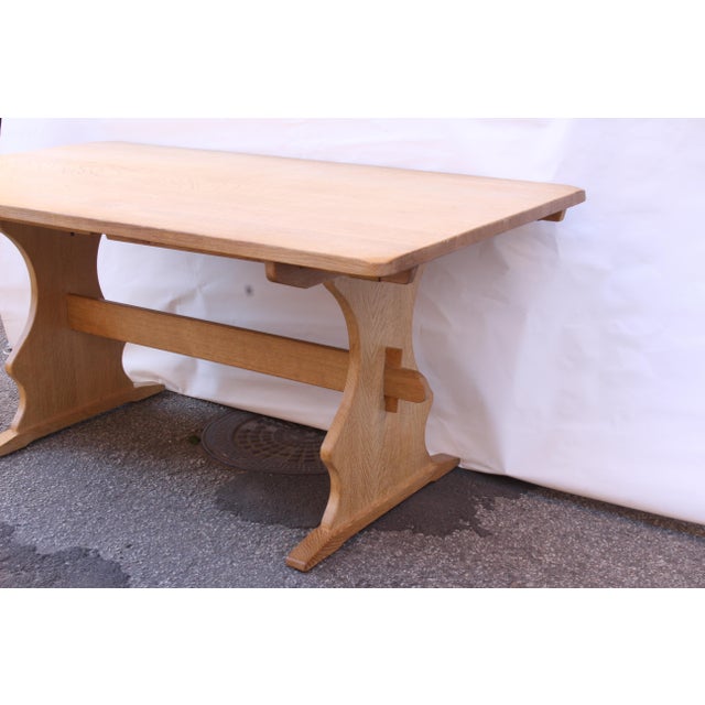 1980s Danish Oak Extendable Dining Table, 1980s For Sale - Image 5 of 18