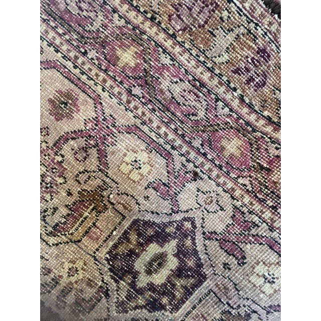 Persian Antique Agra , 2'5" X 6'8" For Sale - Image 3 of 4