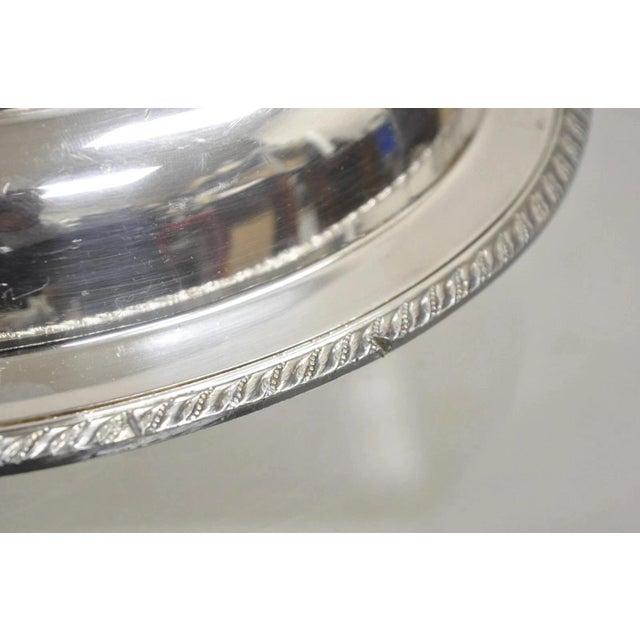 Vintage Melford Epns Victorian Style Silver Plated Lidded Vegetable Serving Dish For Sale In Philadelphia - Image 6 of 11