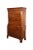 Wood 18th Century Period Oak English Chest on Chest Bracket Feet Shell Inlay For Sale - Image 7 of 10