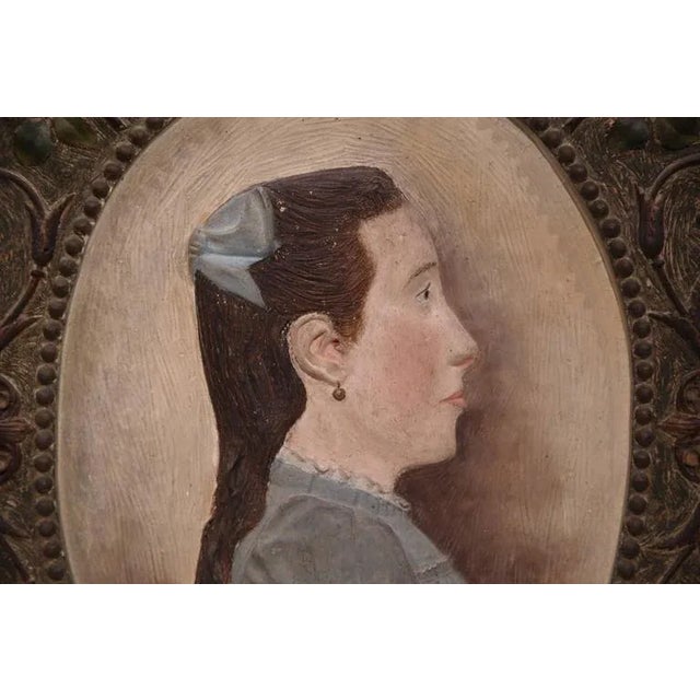 19th Century French Terracotta Plaque C. 1860 For Sale - Image 4 of 8