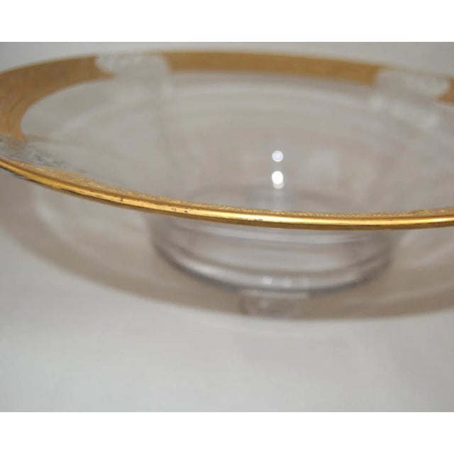 French Japonisme Etched Gilt and Cut Crystal Centerpiece For Sale - Image 9 of 11