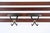 Italian Coat Rack in Teak, Brass and Black Enameled Iron, Italy, 1960s For Sale - Image 9 of 17
